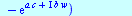`/`(`*`(`+`(exp(`+`(`*`(a, `*`(b)), `*`(I, `*`(c, `*`(w))))), `-`(exp(`+`(`*`(a, `*`(c)), `*`(I, `*`(b, `*`(w))))))), `*`(exp(`+`(`-`(`*`(`+`(I), `*`(b, `*`(w)))), `-`(`*`(`+`(I), `*`(c, `*`(w))))))))...